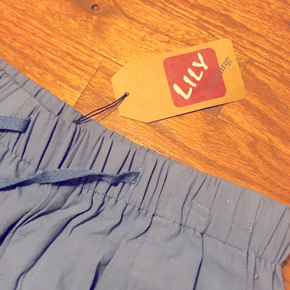 Lily Clothing Cobalt Blue Drawstring Shorts - Lg